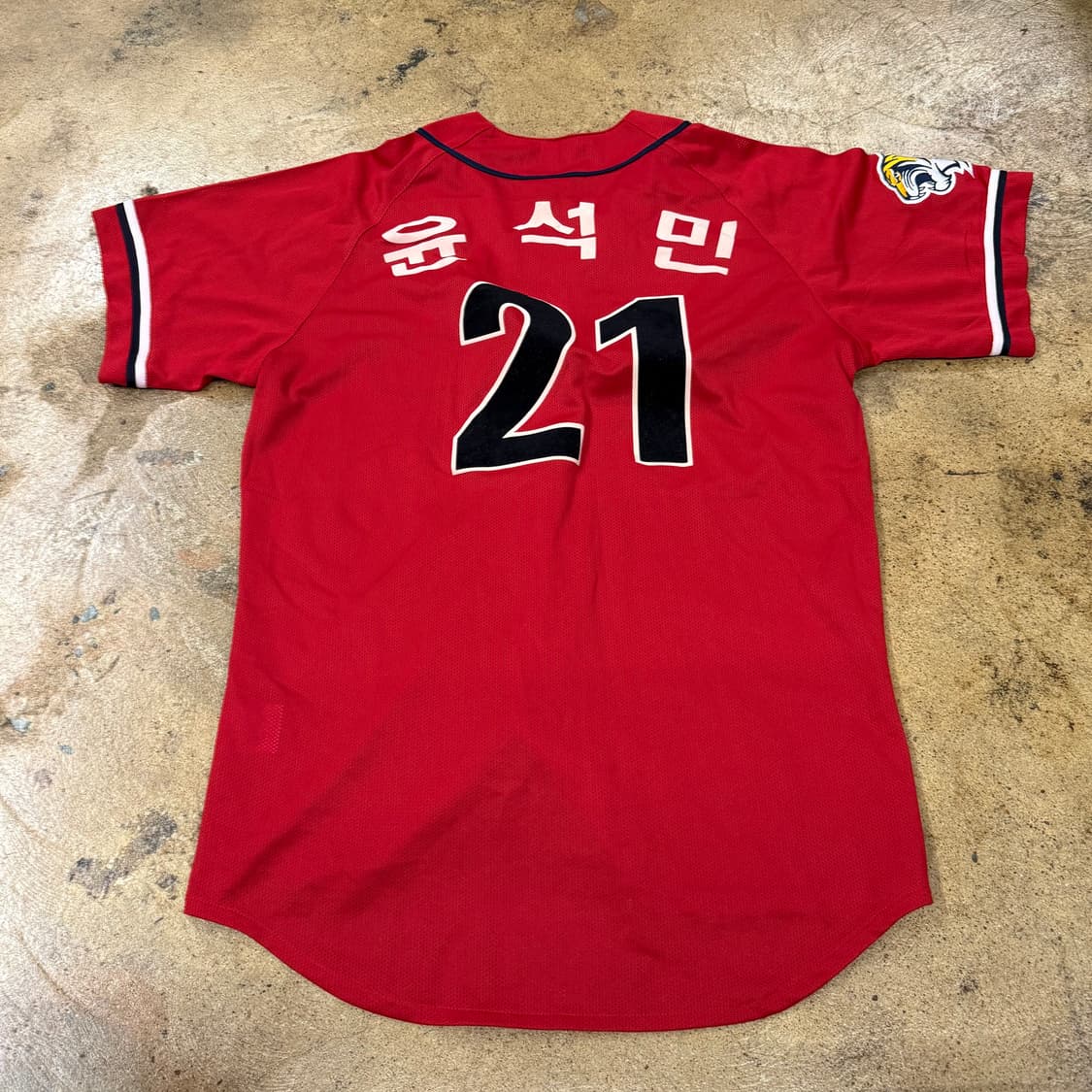 [95] 기아 타이거즈 올드 21 윤석민 마킹 유니폼 b10 상품이미지3