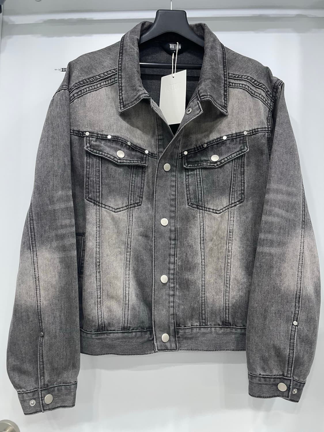 트릴리온 웨스턴 워싱 리벳 데님 자켓 상품이미지3