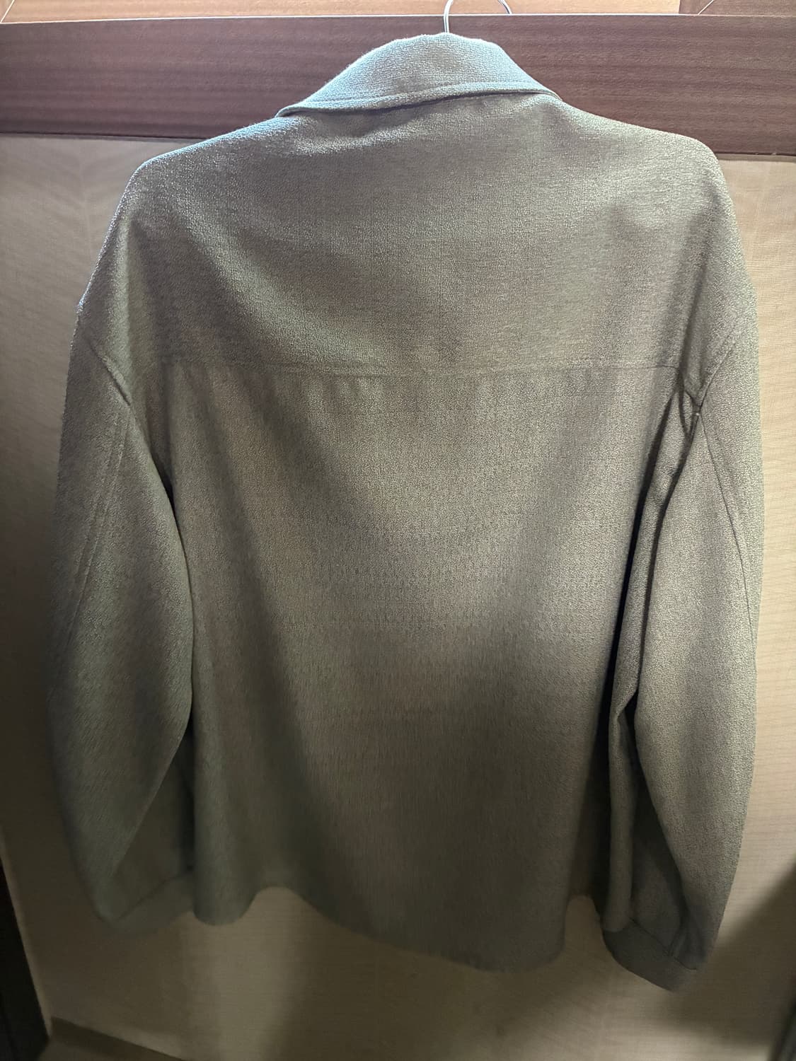 자라 베이지 셔츠 자켓 상품이미지3