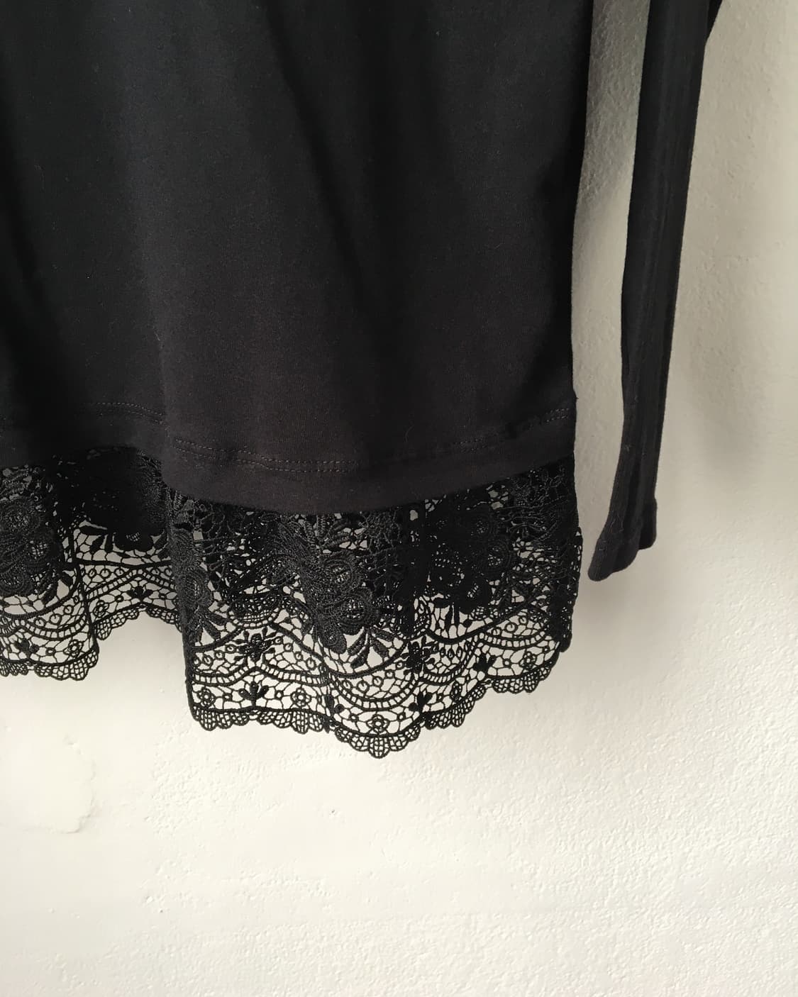 Lace trimming sleeve 상품이미지3