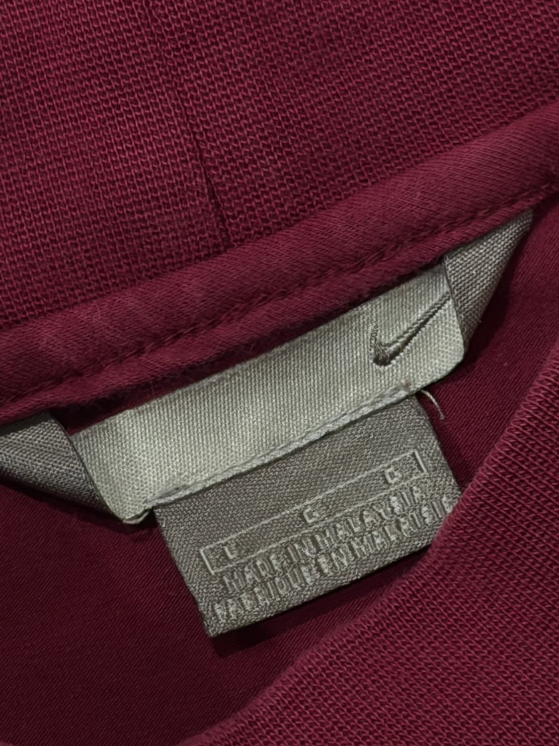 나이키(Nike) 모크넥 버건디 롱슬리브 상품이미지4