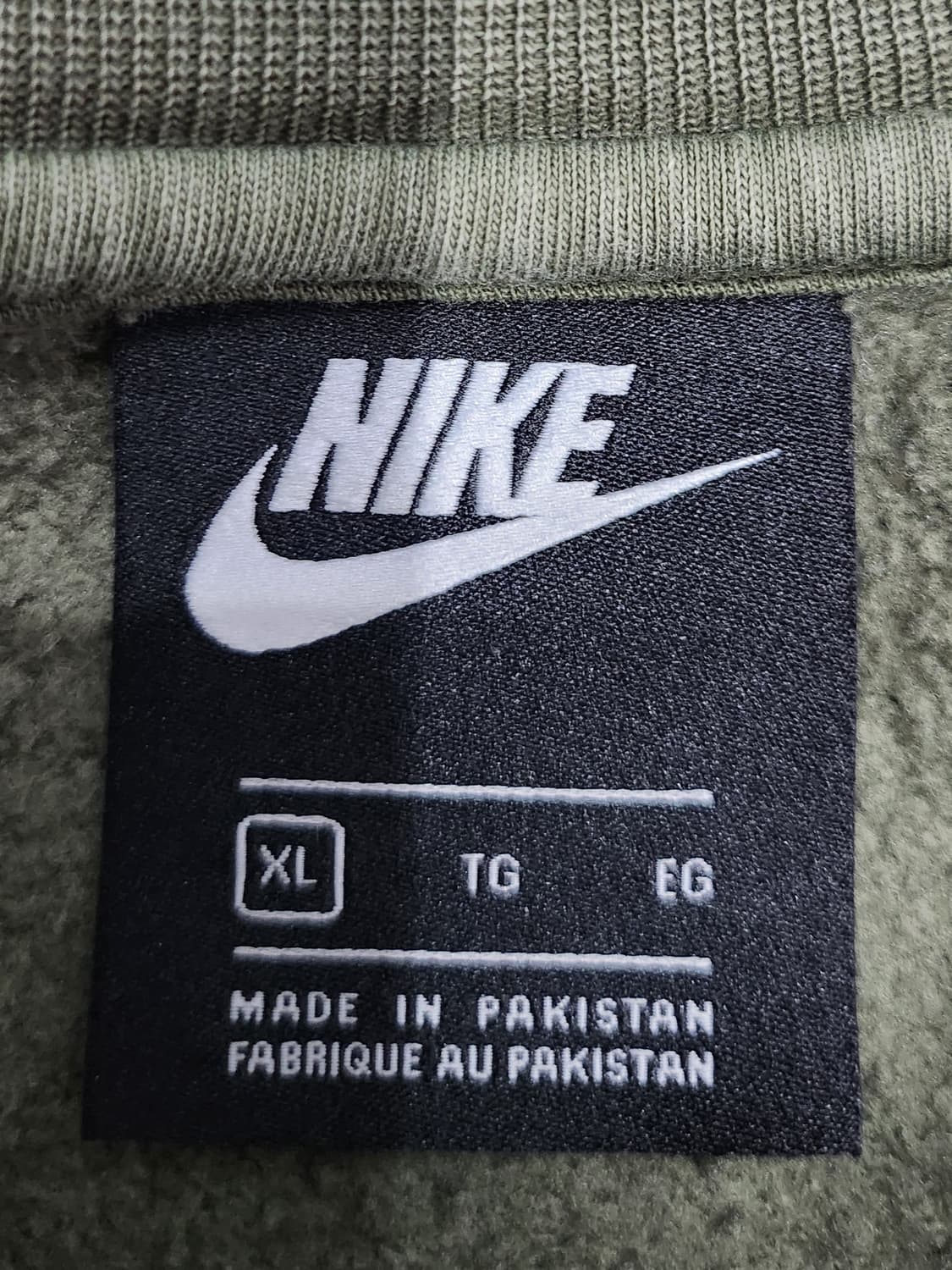 나이키 JUST DO IT 맨투맨 카키 XL 상품이미지3