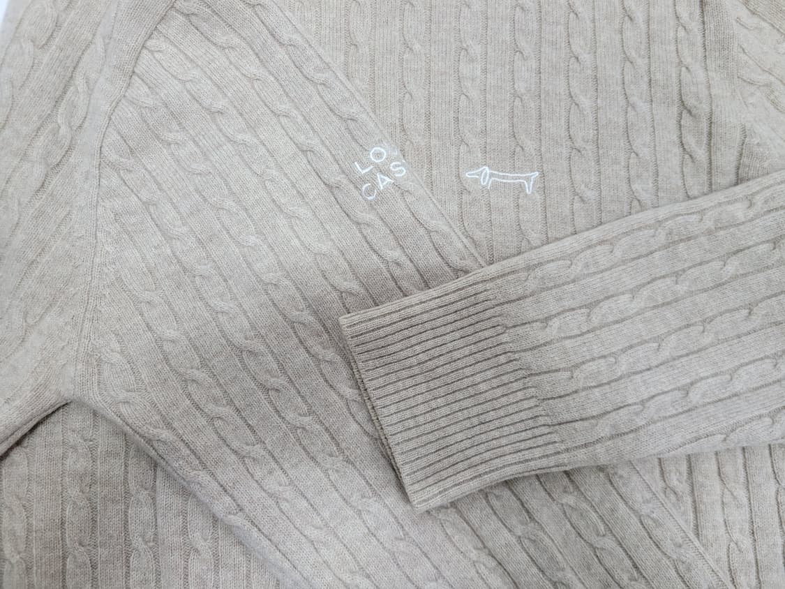 루이까스텔 울 캐시미어 터틀넥 케이블 니트 스웨트 / 남 100 베이지
 상품이미지6