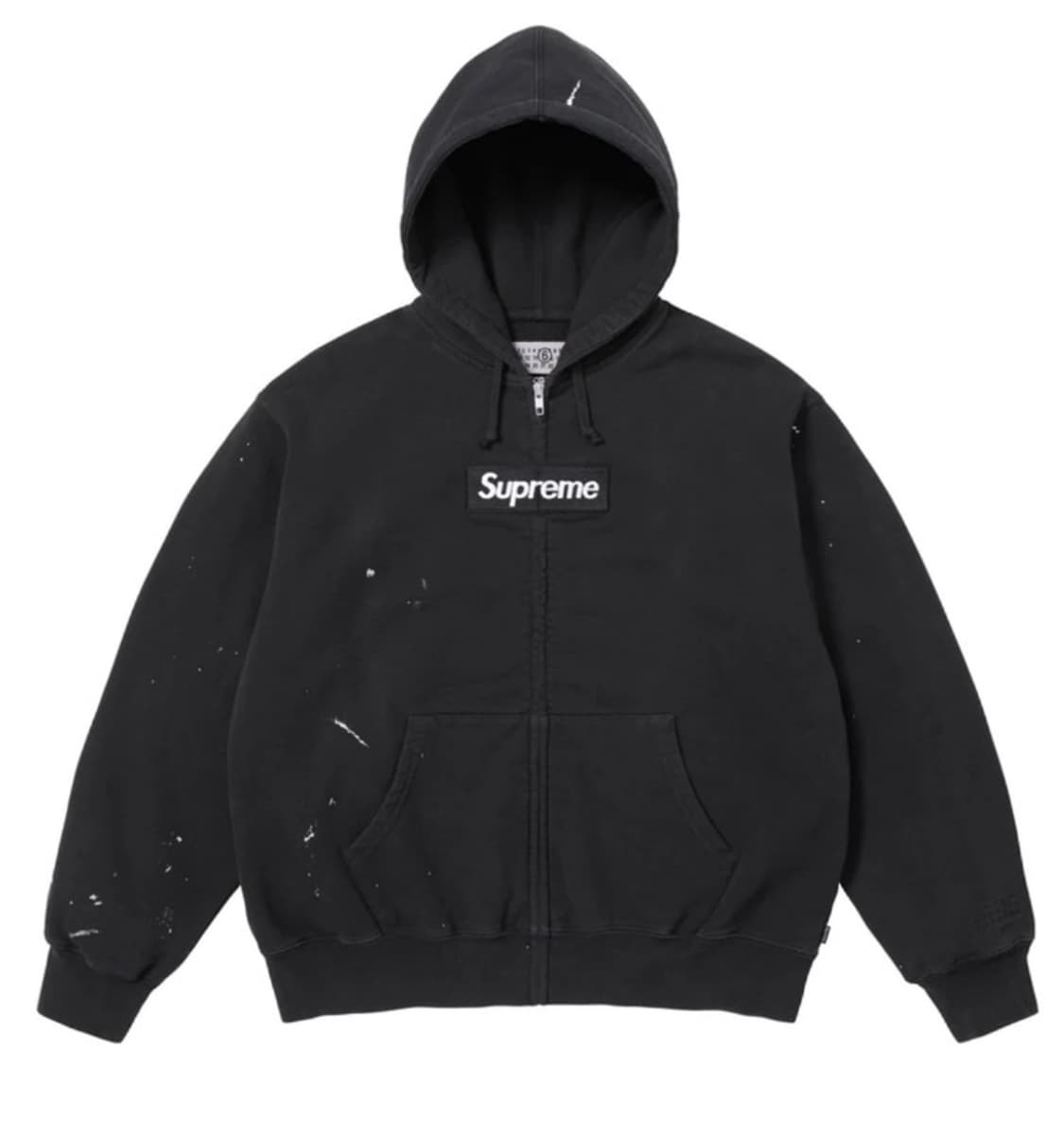 (XL) 슈프림 마르지엘라 mm6 박스로고 집업 블랙 상품이미지1