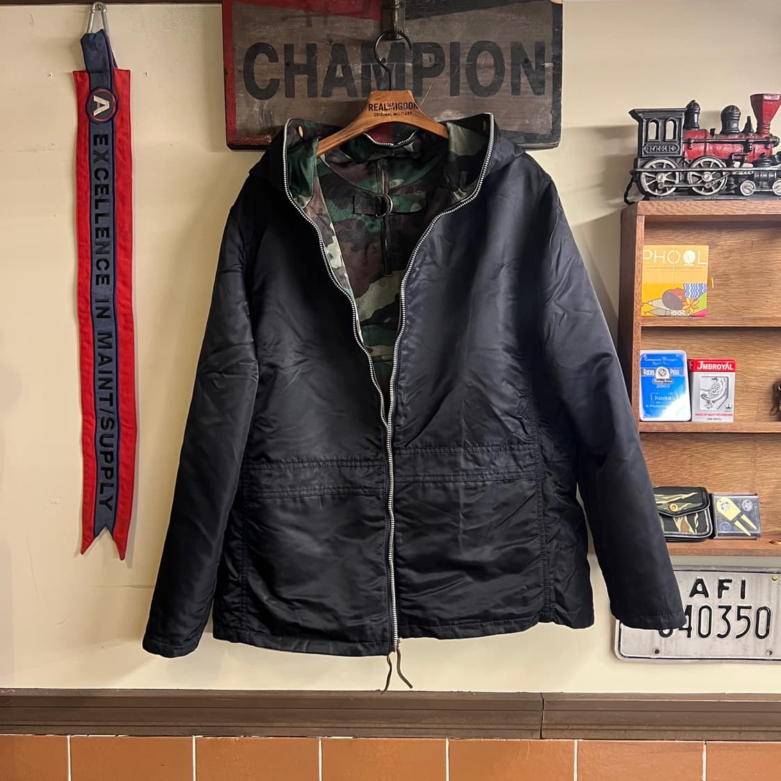 Jipijapa 4WAY Reversible Jacket Camo 상품이미지5