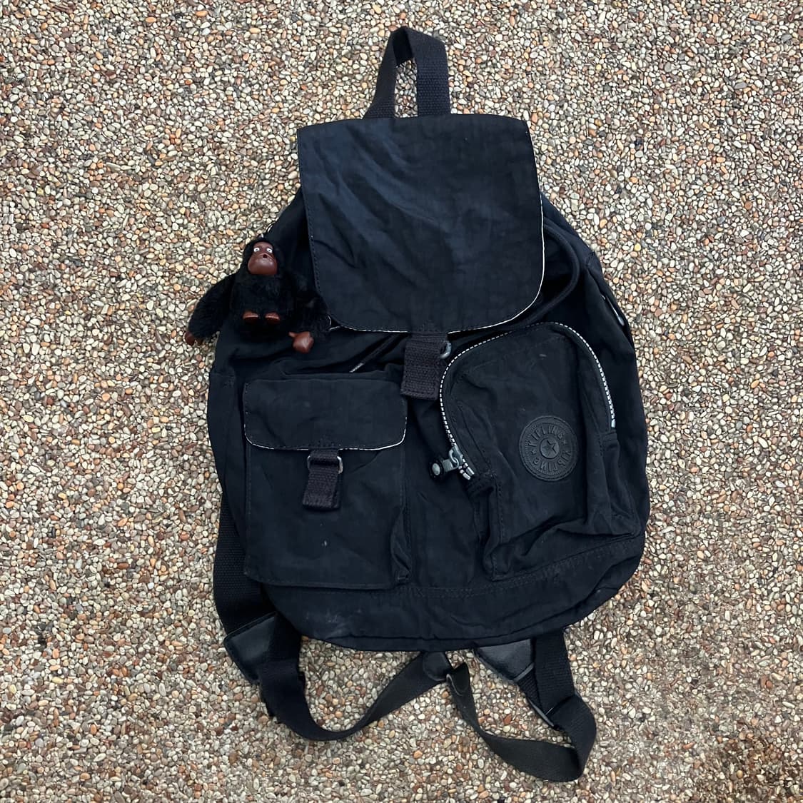 28 키플링 복조리 미니 백팩 블랙 상품이미지1