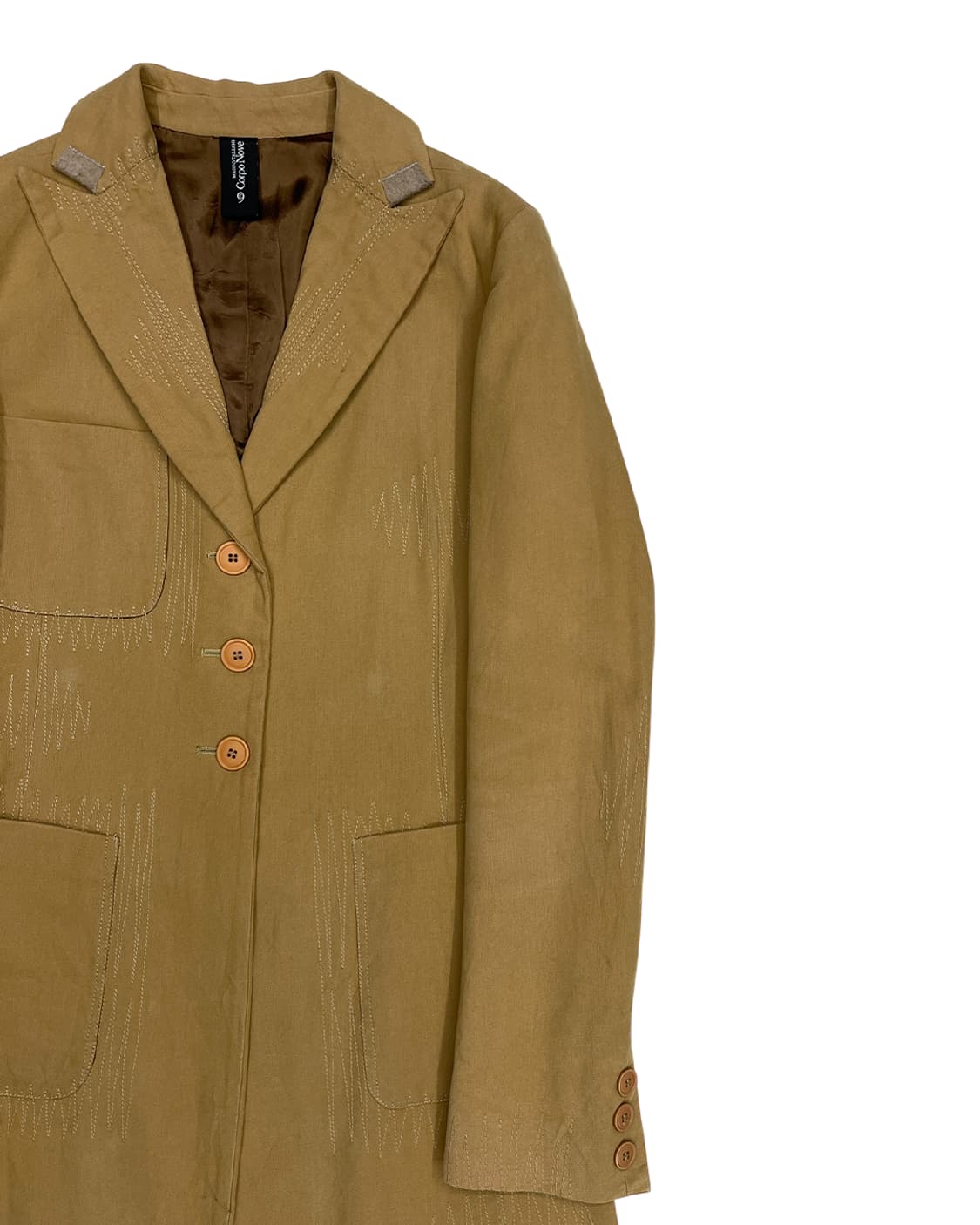 코르포 노베 by 마우로 탈리아니 90s 로우 스티치 테일러드 코트 상품이미지7