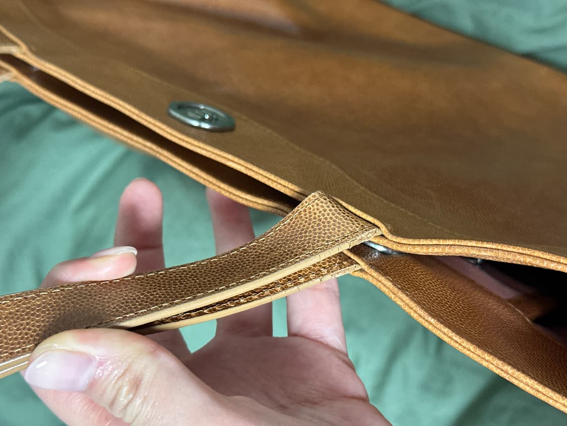 미닛뮤트 토트백 캐비어 카멜 상품이미지5