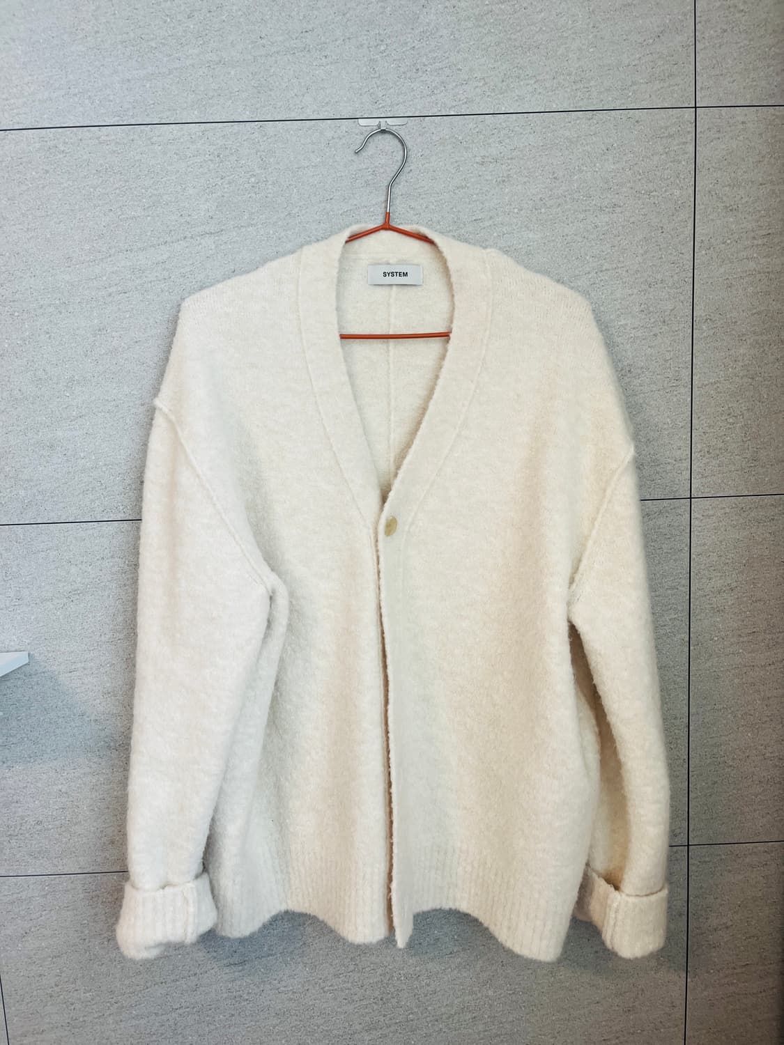 시스템 알파카 가디건  상품이미지1