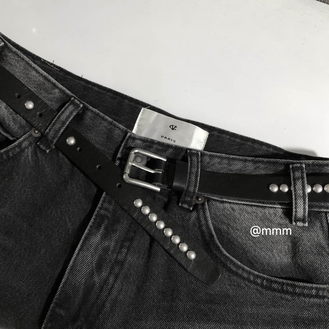 [Unisex] 스터트X2 스터드 가죽벨트 상품이미지3