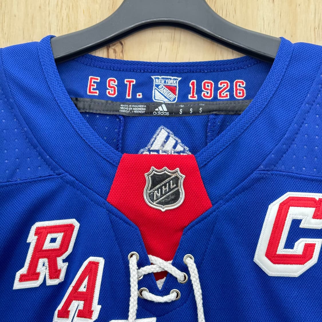 아디다스 뉴욕 레인저스 NHL 저지 블루 S 상품이미지2