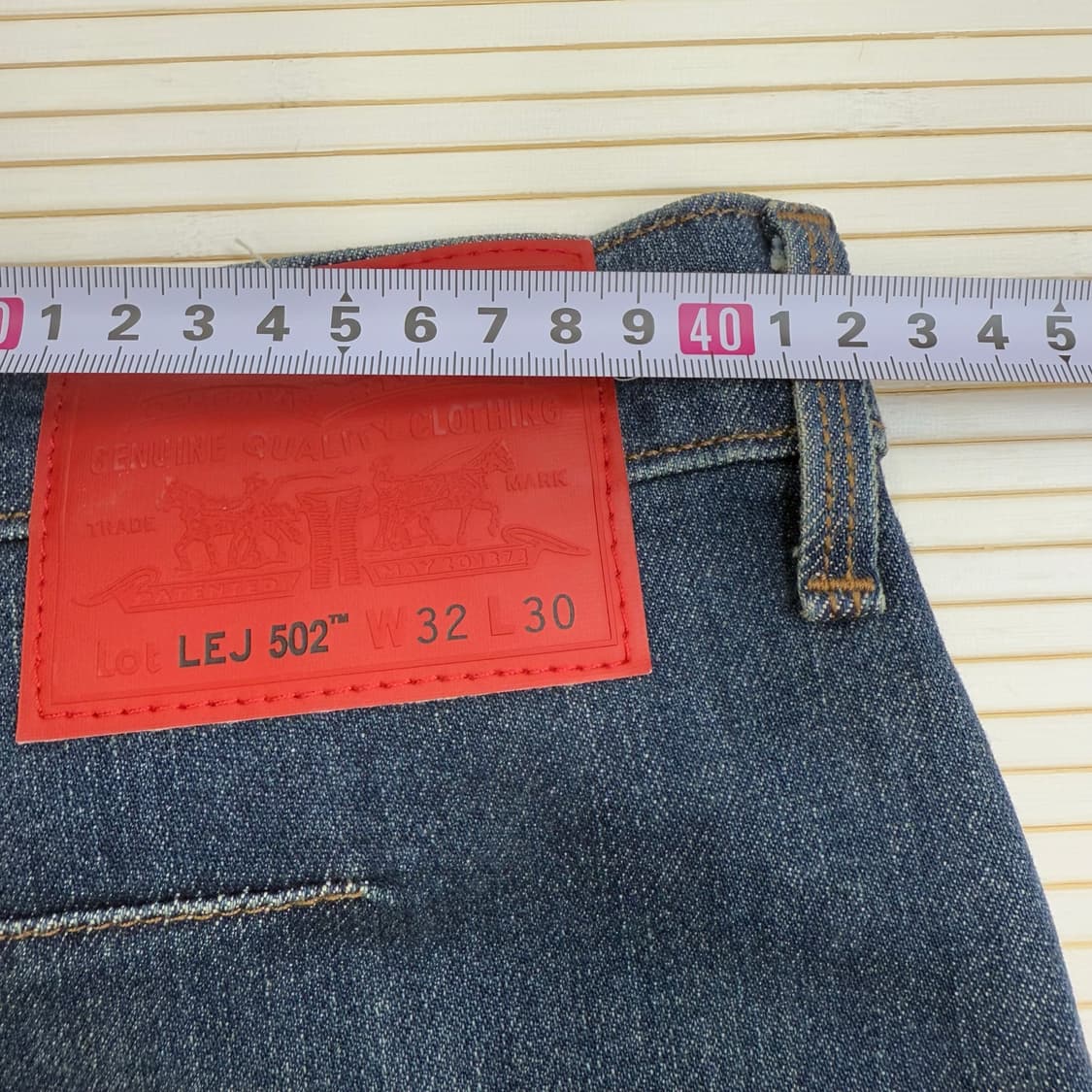 리바이스 LEJ502 데님 W32 L30 상품이미지7