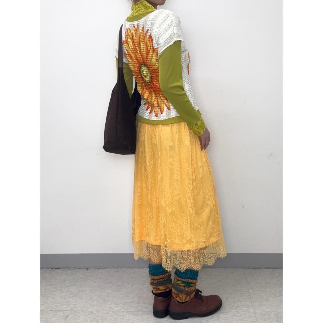 빈티지 팝콘플리츠 블라우스 상품이미지4