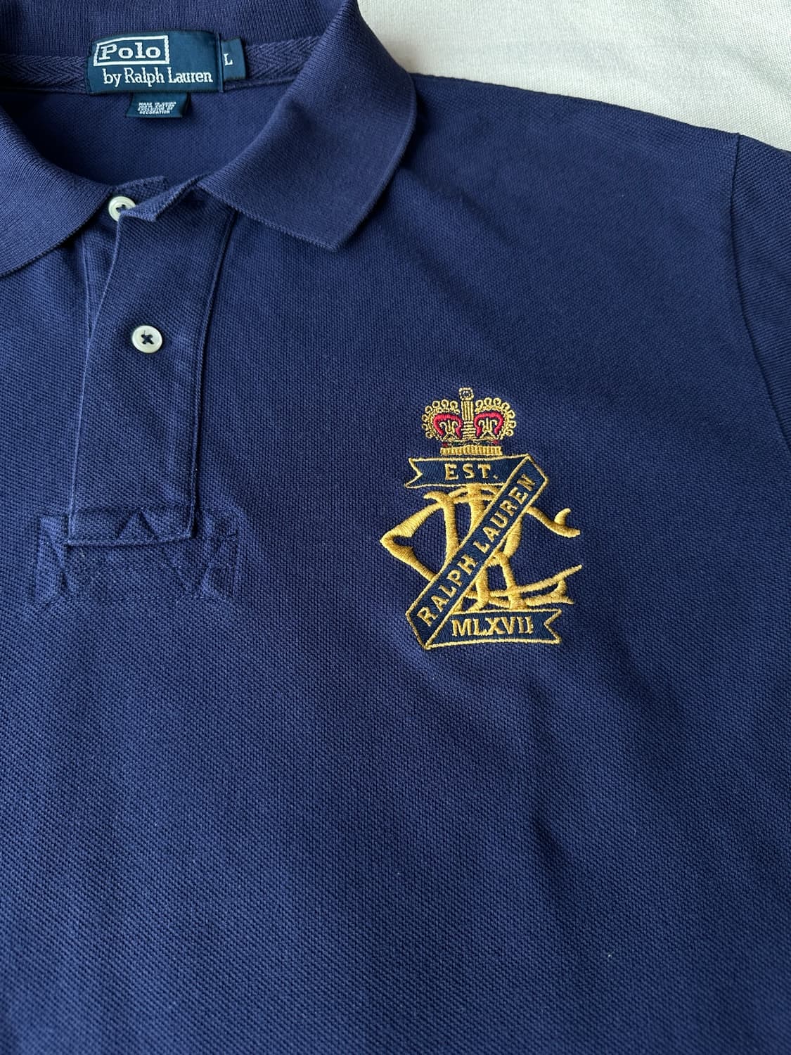 폴로 랄프로렌 크레스트 피케 반팔 카라티 L 상품이미지3