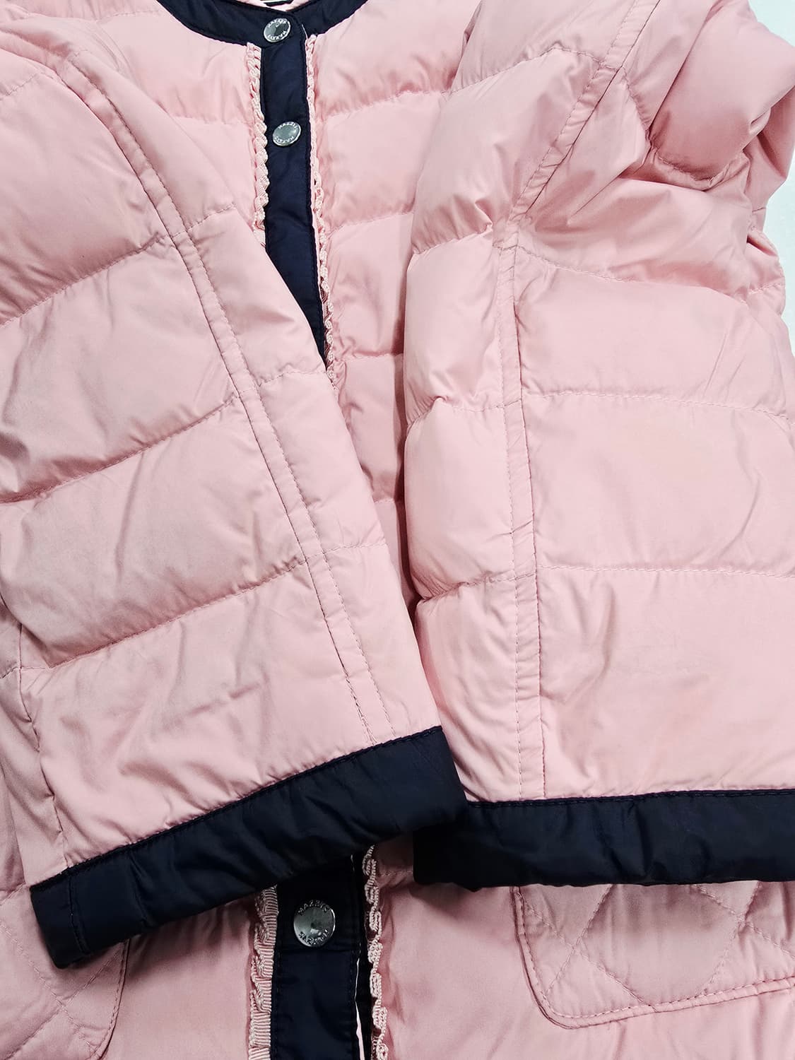 헤지스키즈 핑크 다운패딩 점퍼145 상품이미지9