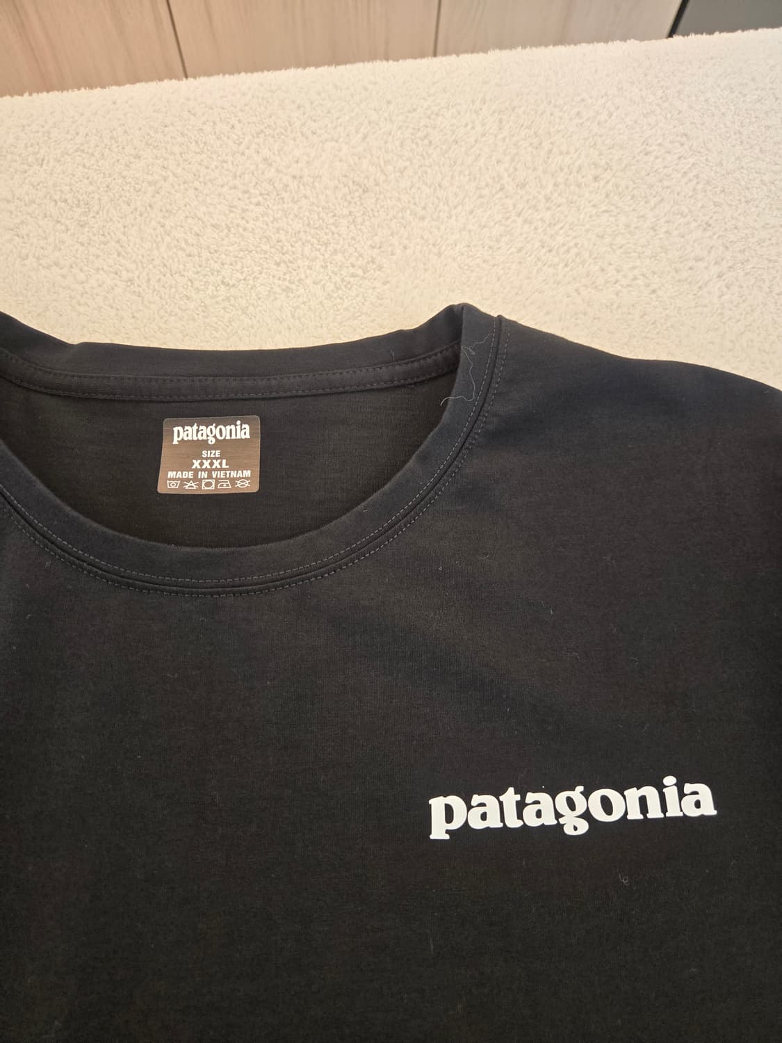 파타고니아 블랙 반팔 티셔츠 3XL 상품이미지5
