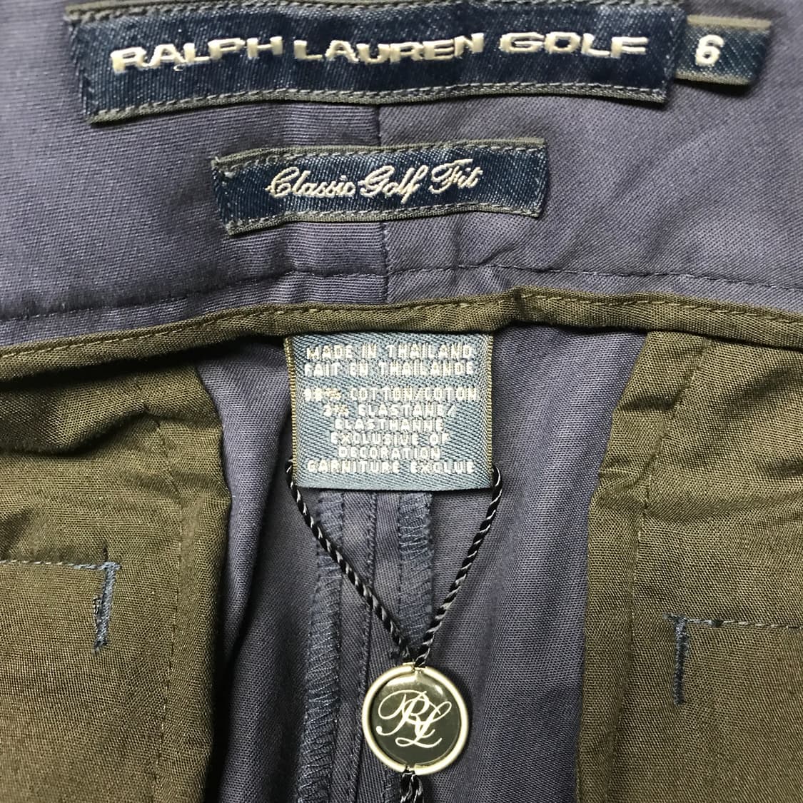폴로 랄프로렌 네이비 치노 팬츠 6(W) 상품이미지5