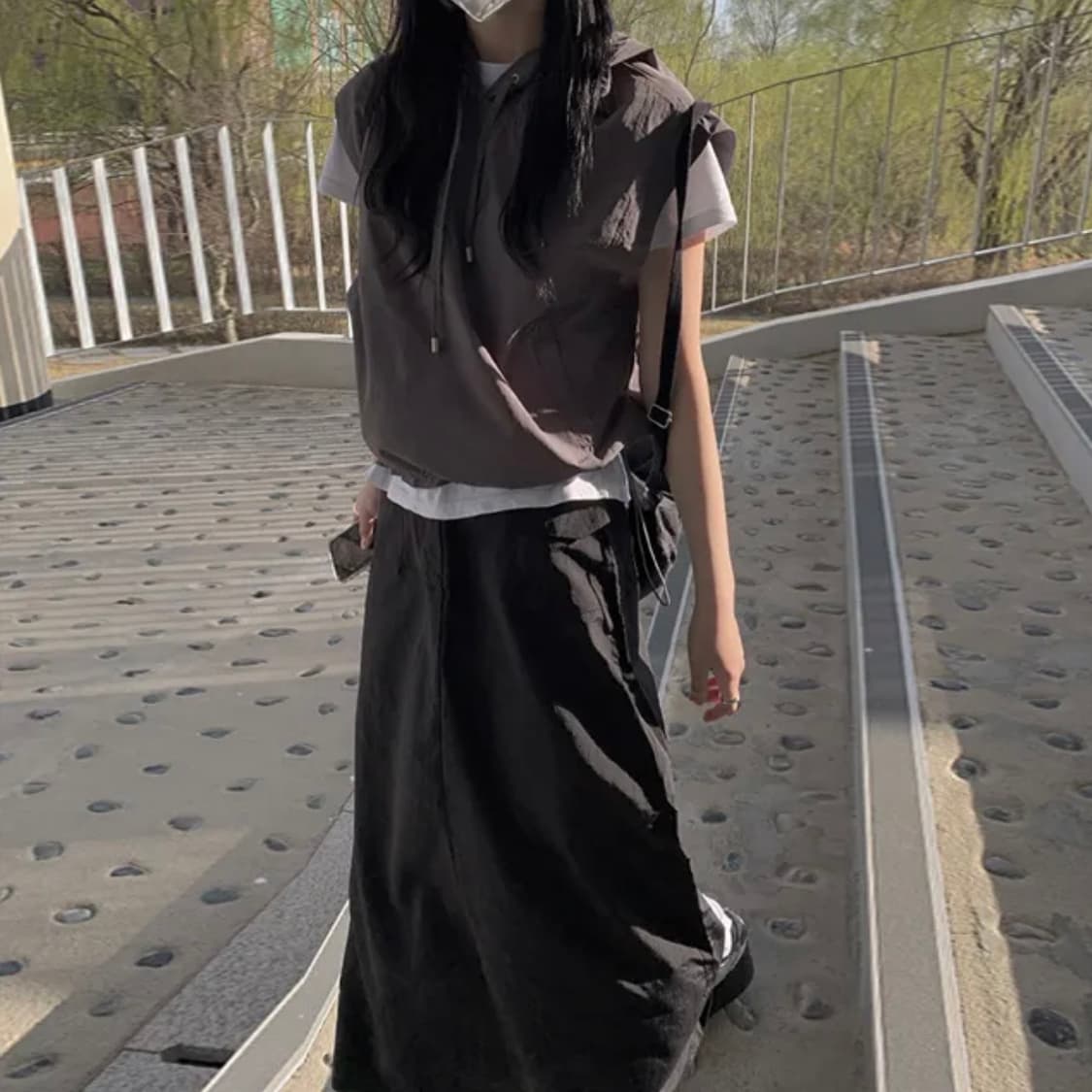 빈티지 나일론 후드 vintage hoodie 상품이미지5