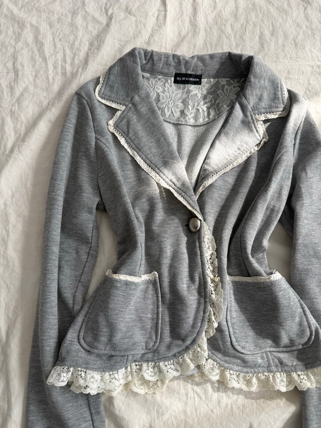 페어리 너드 y2k 레이스 자켓 상품이미지2