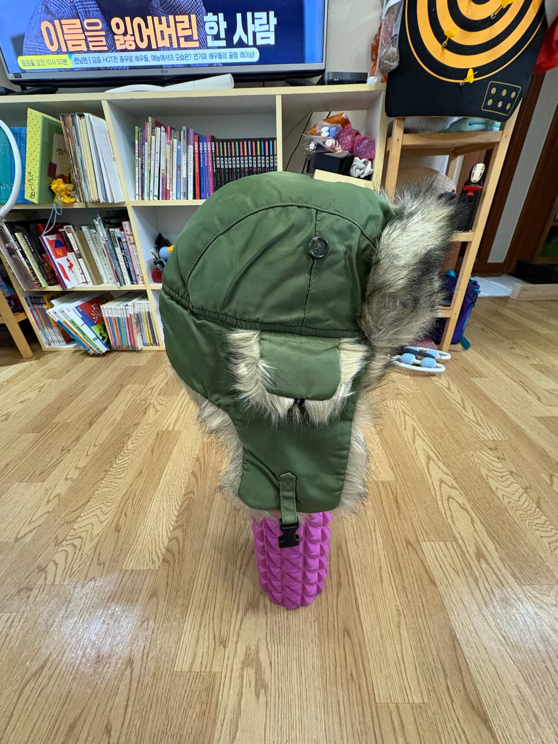 라쿤퍼 트루퍼햇 구형 아베크롬비 구피털모자 상품이미지5