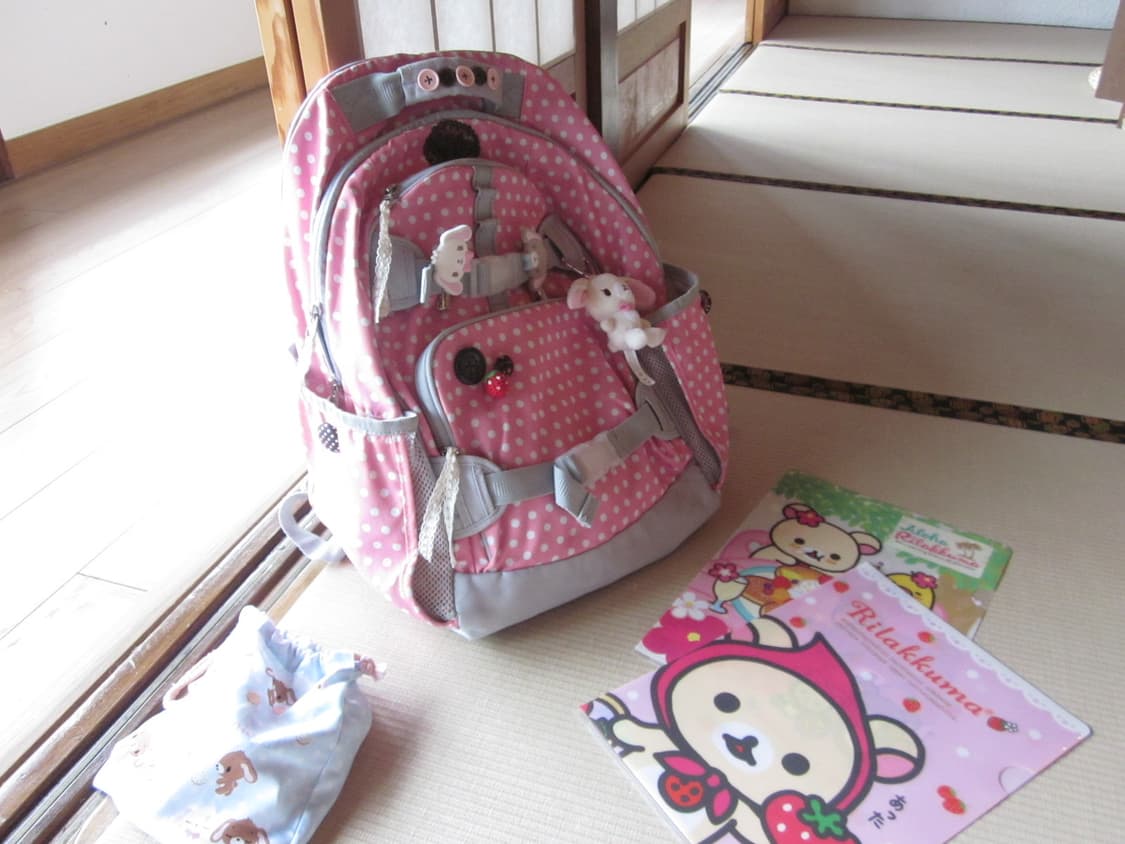 핸드메이드 딸기초코 도트백팩 상품이미지6