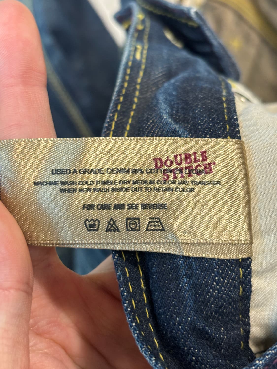 더블 스티치 로우라이즈 진 상품이미지8