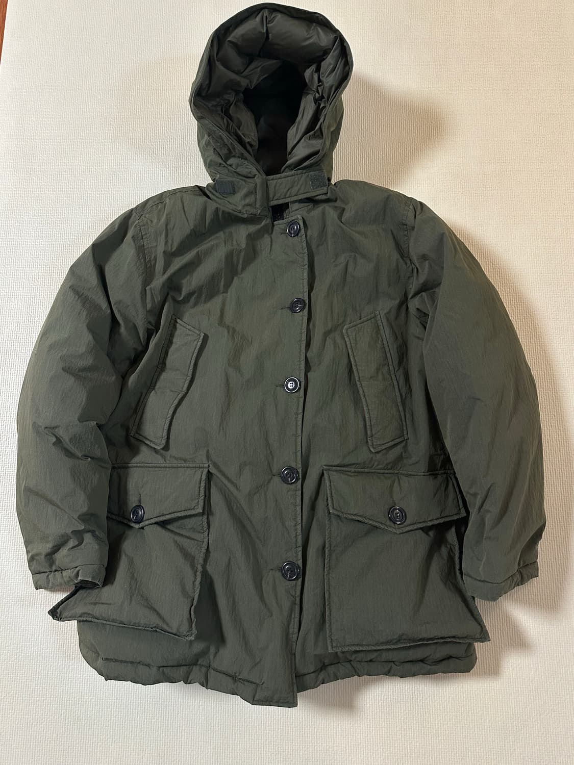 FREE) 스튜디오 톰보이 야상 후드 후디 패딩 상품이미지3