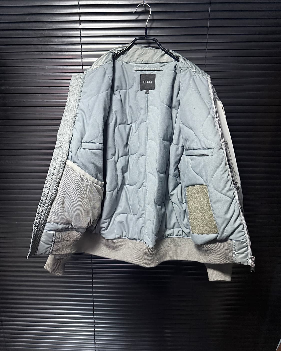 빔즈 ma1 ma-1 항공 점퍼 블루종 봄버 민트 밀리터리 워크 공군 상품이미지6