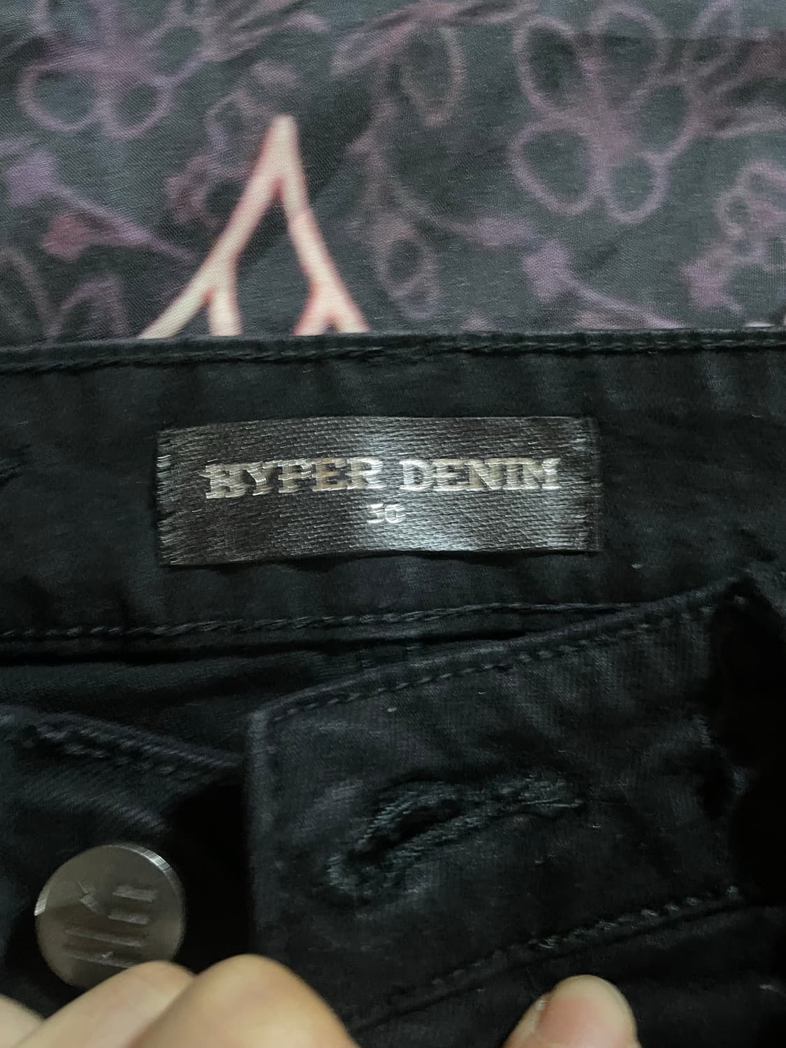 하이퍼데님 젯블랙 무파진 상품이미지2