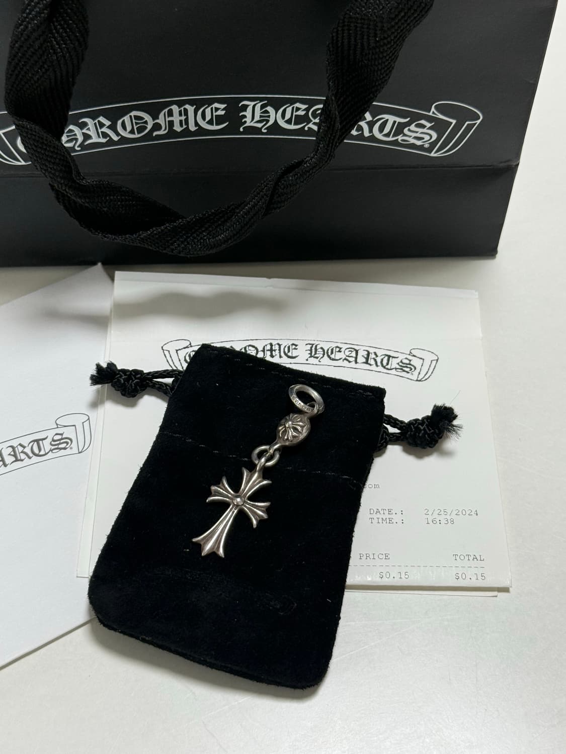 크롬하츠 원볼 타이니크로스 참 펜던트 상품이미지1