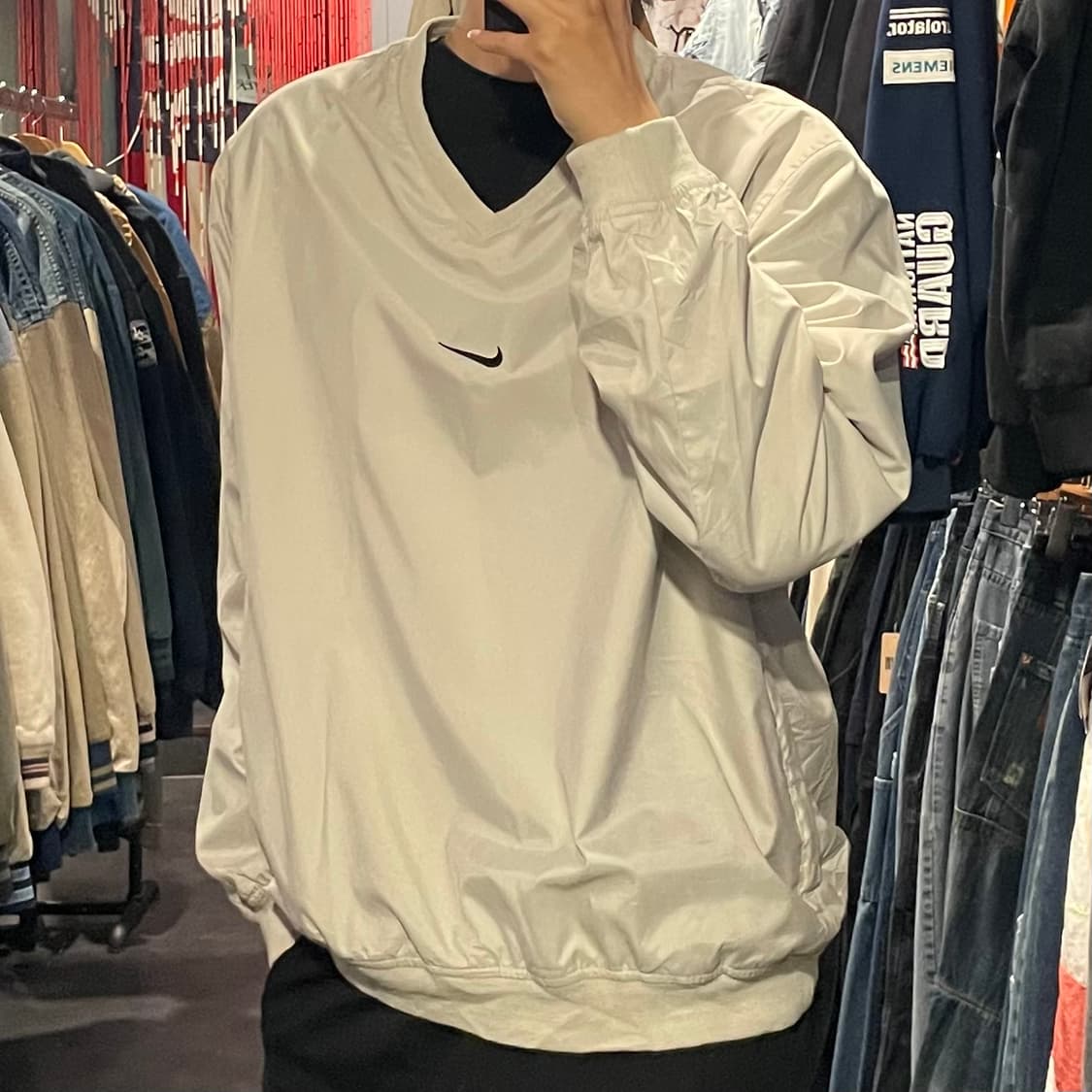 [IM] nike 나이키 코토리 베이지 미드스우시 웜업 상품이미지4