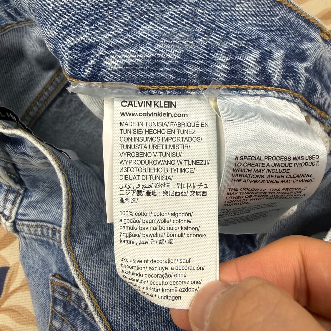 (34)캘빈클라인 Calvinklein  패치 데님팬츠 상품이미지4
