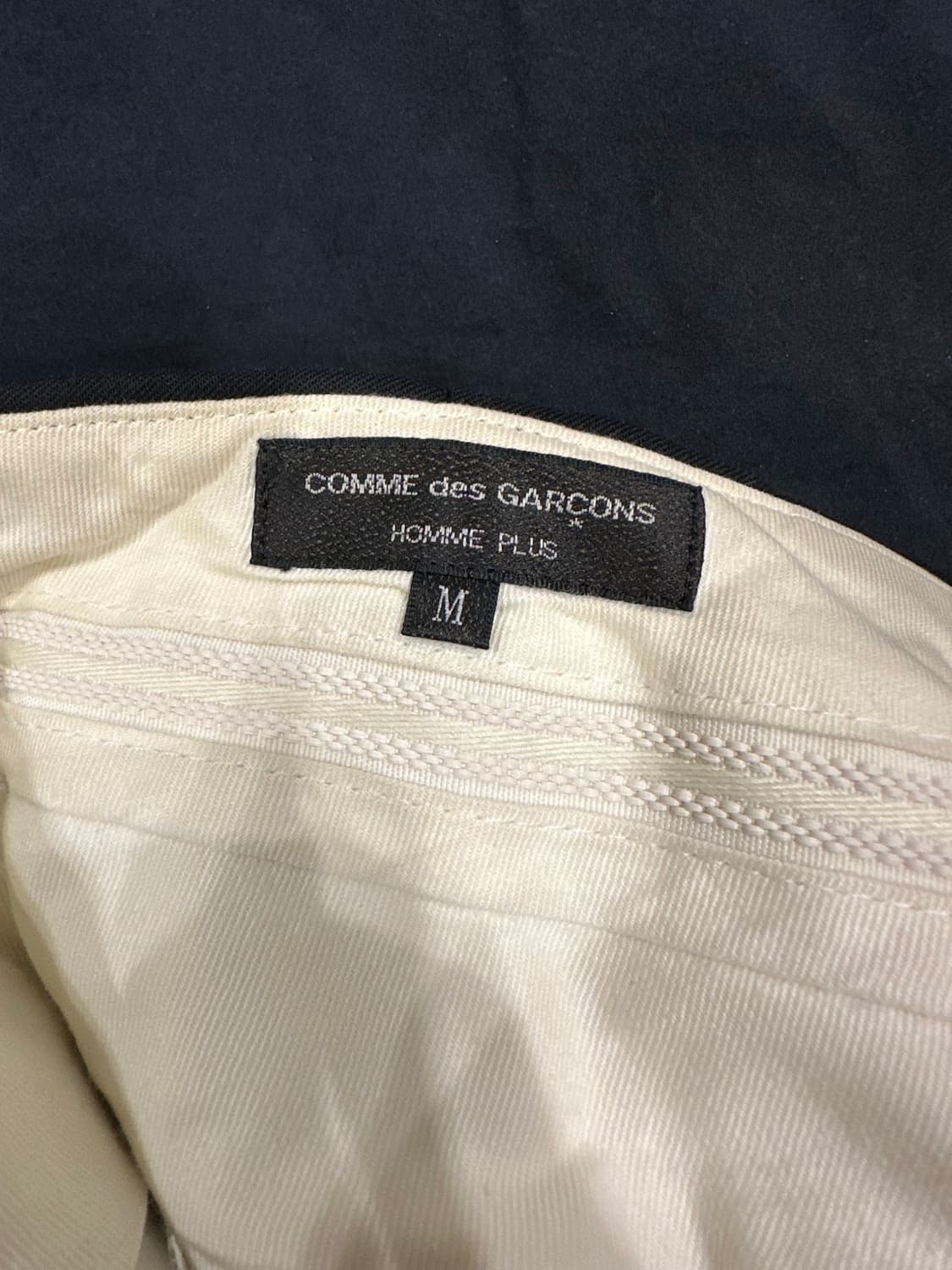 꼼데가르송 옴므 플러스 블랙 팬츠 상품이미지5