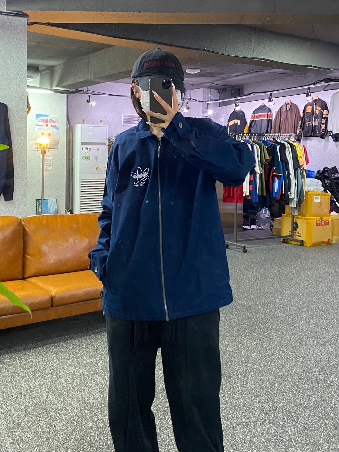 아디다스 애니 자켓 네이비 B4925 상품이미지1