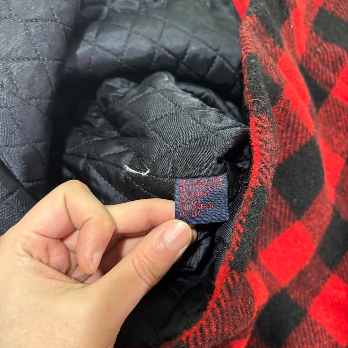 우먼L 폴로 랄프로렌 파이어맨 체크 울 자켓 상품이미지7