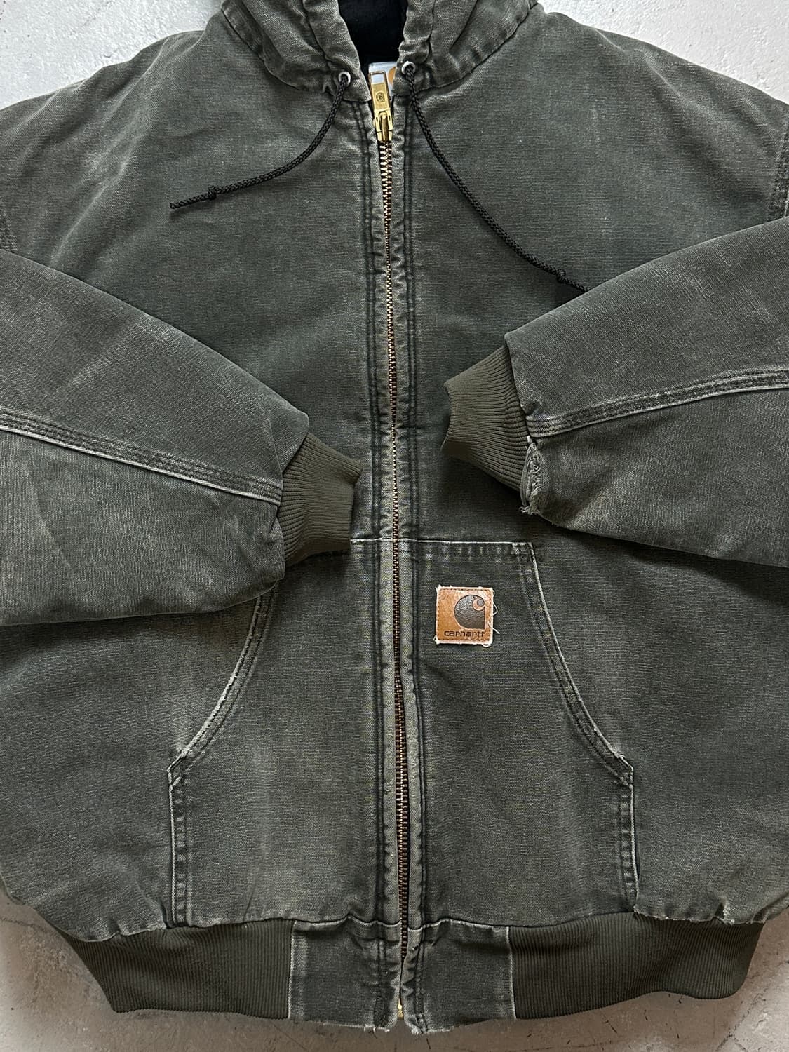 00's OG 칼하트 J68 액티브 자켓 칼하트 MOS 모스그린 상품이미지7