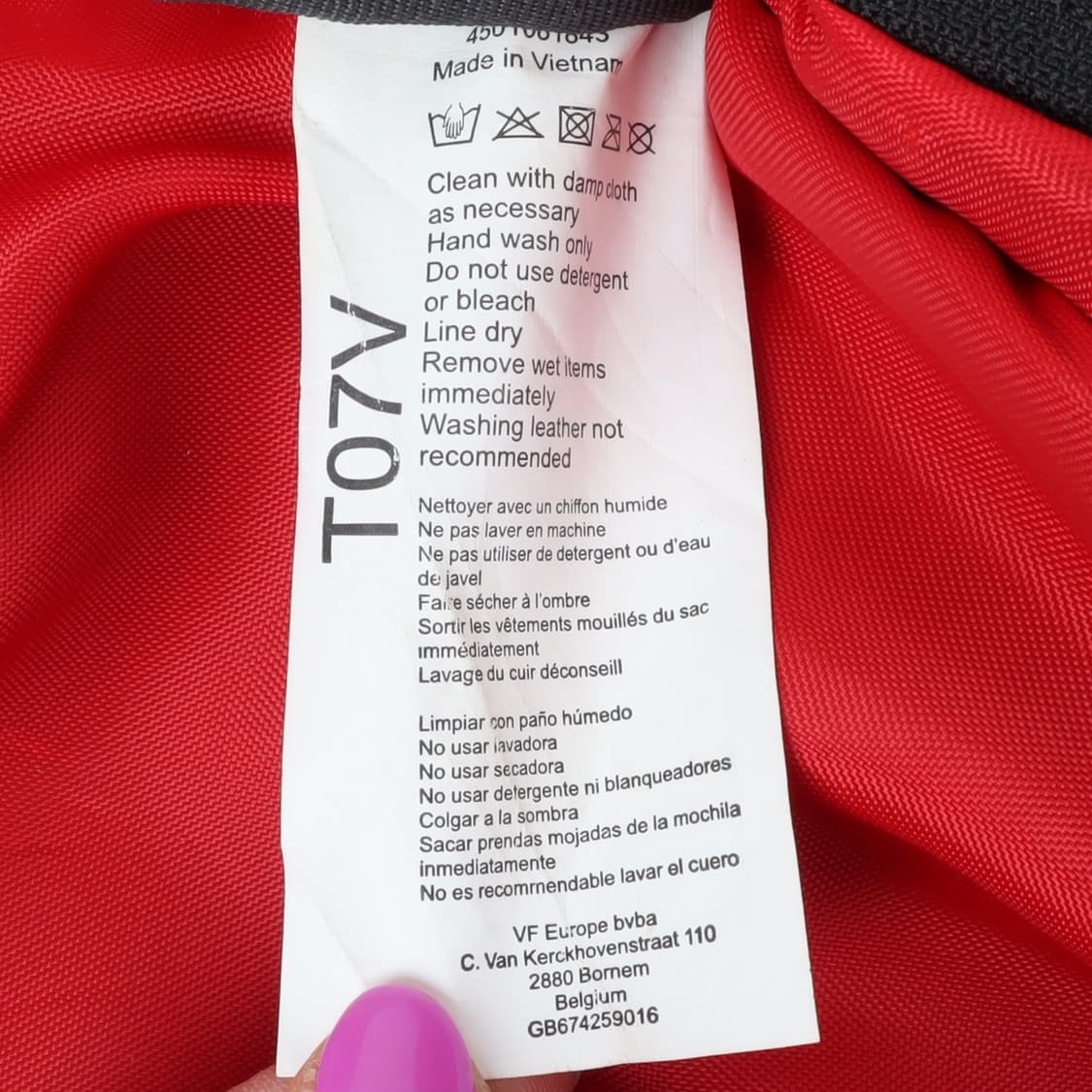 잔스포츠 캔버스 백팩 상품이미지8