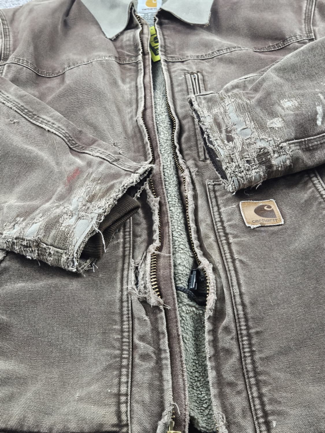 칼하트 C61 릿지코트 아크틱 초어 자켓 ( L ) / 10069 상품이미지4