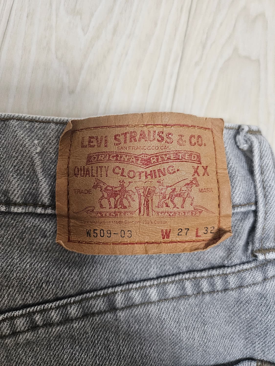 90s 리바이스509 여성데님팬츠 상품이미지5