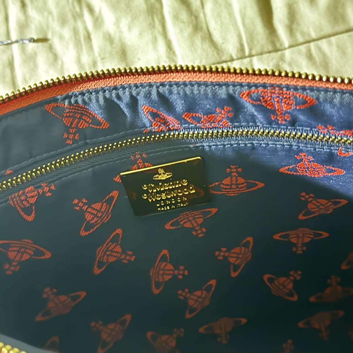 비비안웨스트우드 체크 클러치백 파우치 가방 상품이미지4