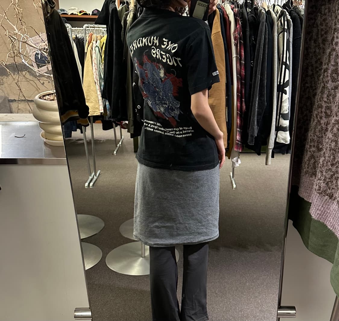 M)SUNSURF vintage 백프린팅 반팔 티셔츠 상품이미지1