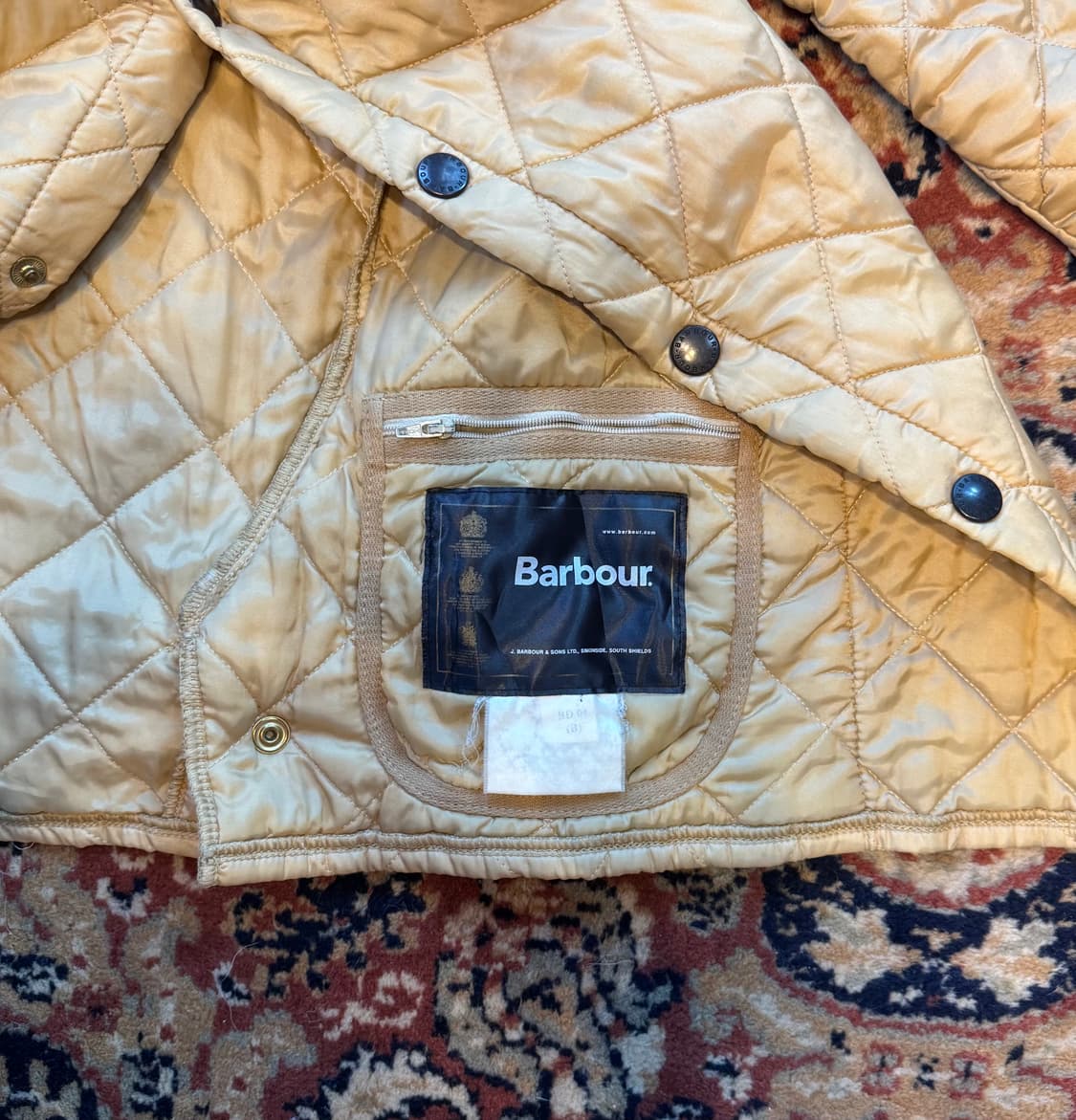 빈티지 바버 퀄팅 자켓 "XXL" (493) 상품이미지4