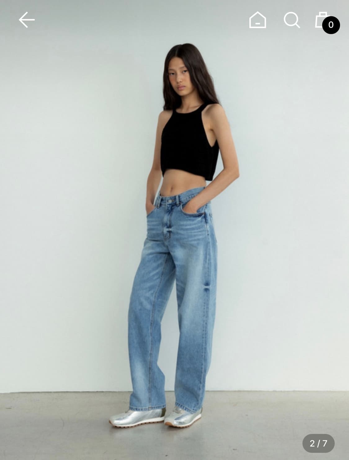 모노하 데님 Tanz blue denim (blue) 상품이미지2