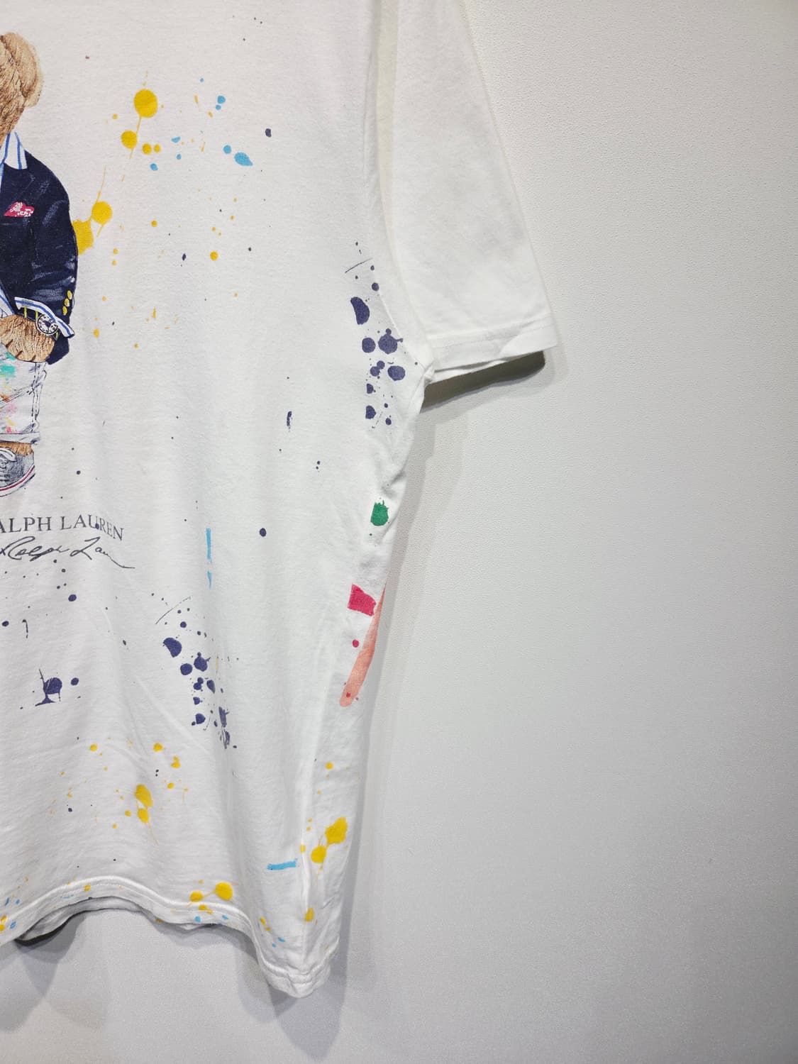 폴로 랄프로렌 폴로베어 페인트 스플래터 반팔 티셔츠 상품이미지5