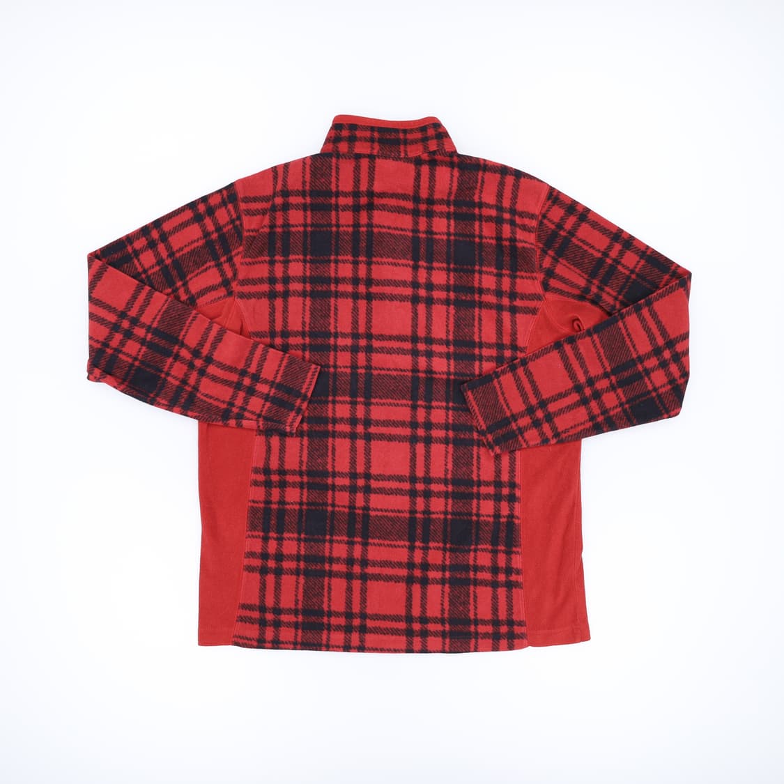 M 컬럼비아 체크 후리스 반집업 0310H1 상품이미지2