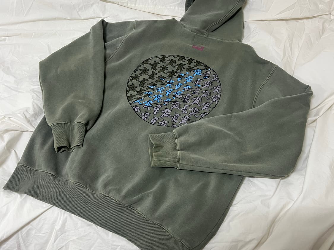 디스이즈네버댓 그레이트풀데드 후드 XL 상품이미지2