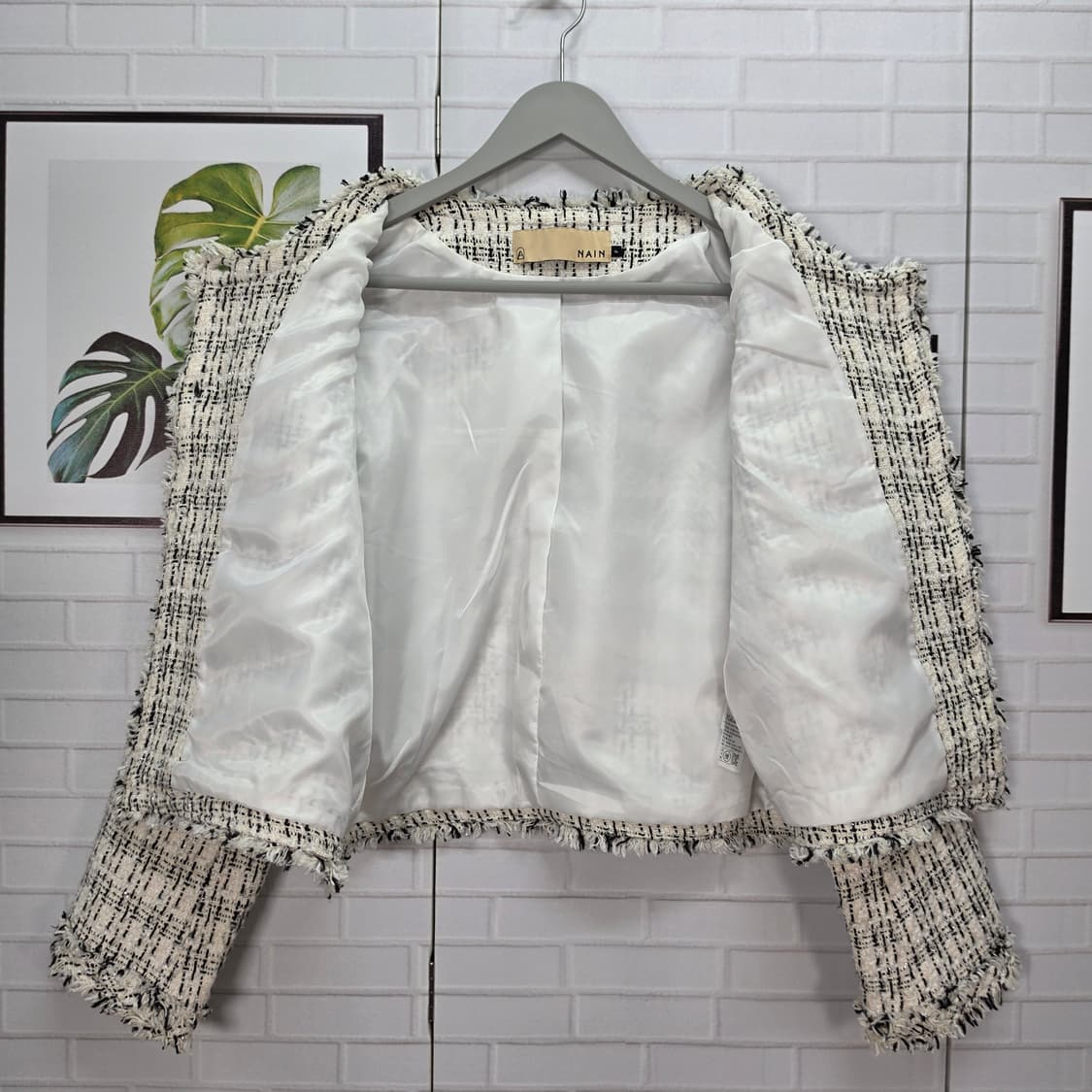 아틀리에나인 트위드 긴팔 자켓 프리 사이즈 상품이미지7