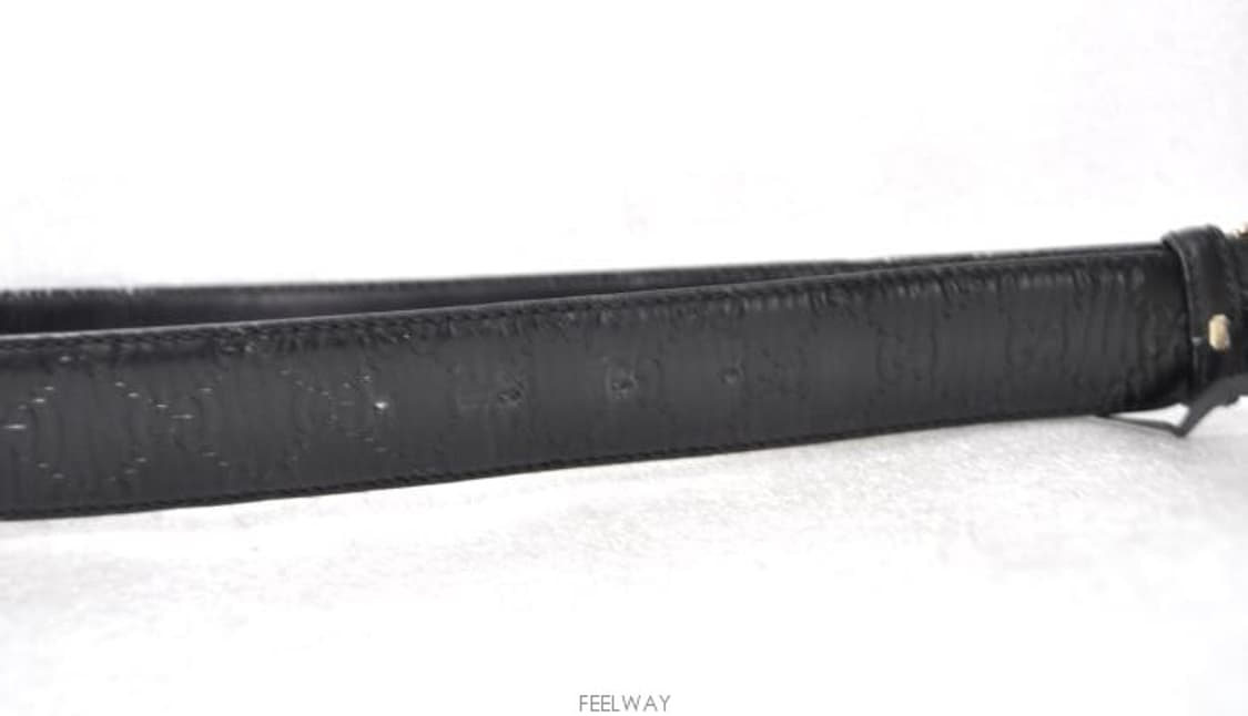 구찌/남성인터로킹시마가죽벨트(허리28~30) 상품이미지2