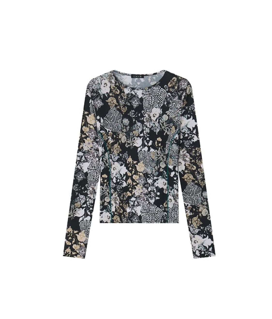 콜로신스 dry pansy top black 상품이미지1