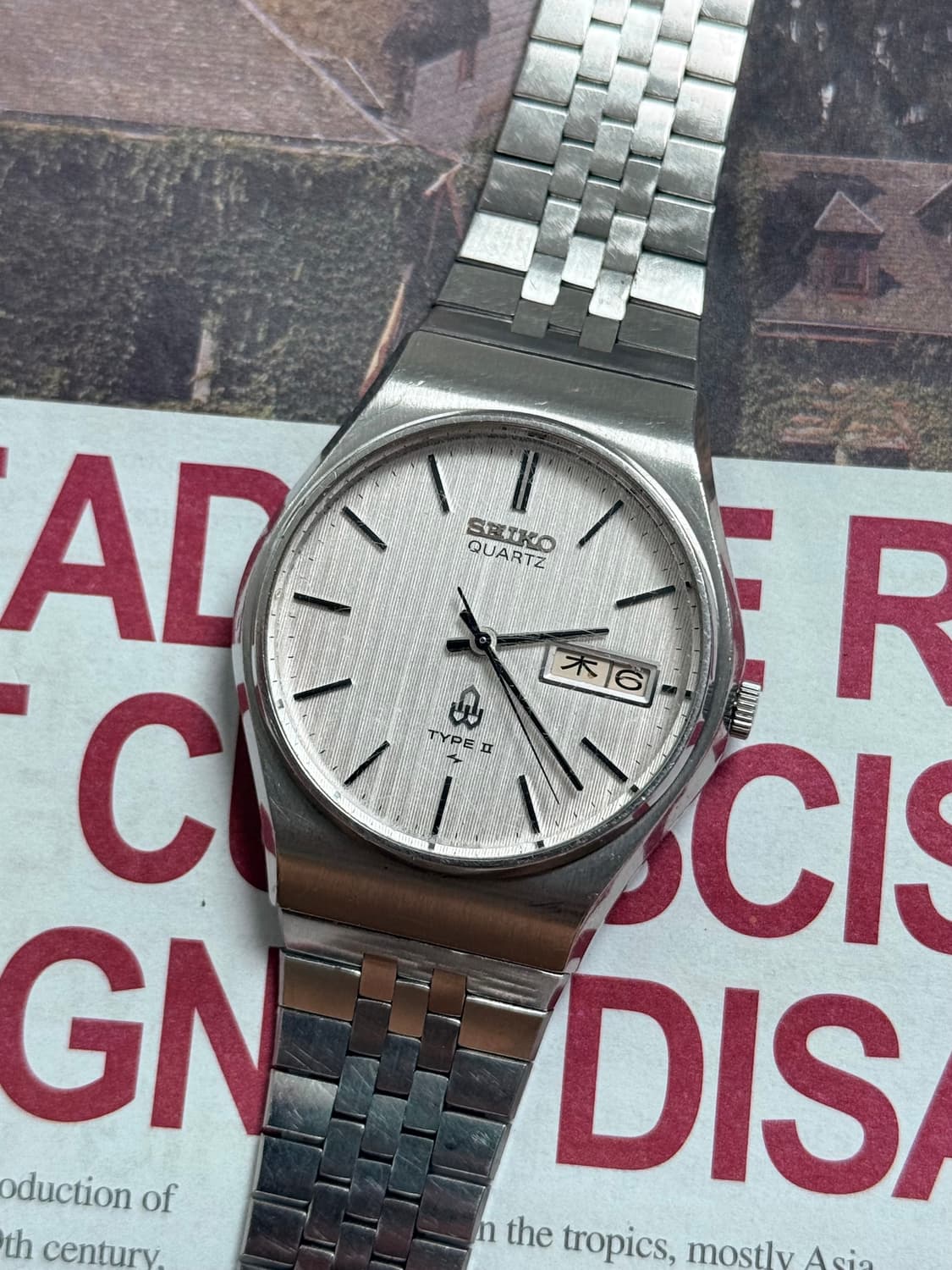 Seiko 세이코 쿼츠 TYPE II 데이 데이트 상품이미지1
